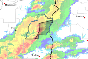 Severe T-Storm Warning For Barbour County Until 12:00 PM