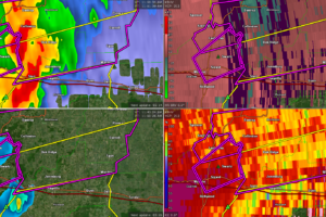 Tornado Emergency For Area Just East of Monroe, Louisiana