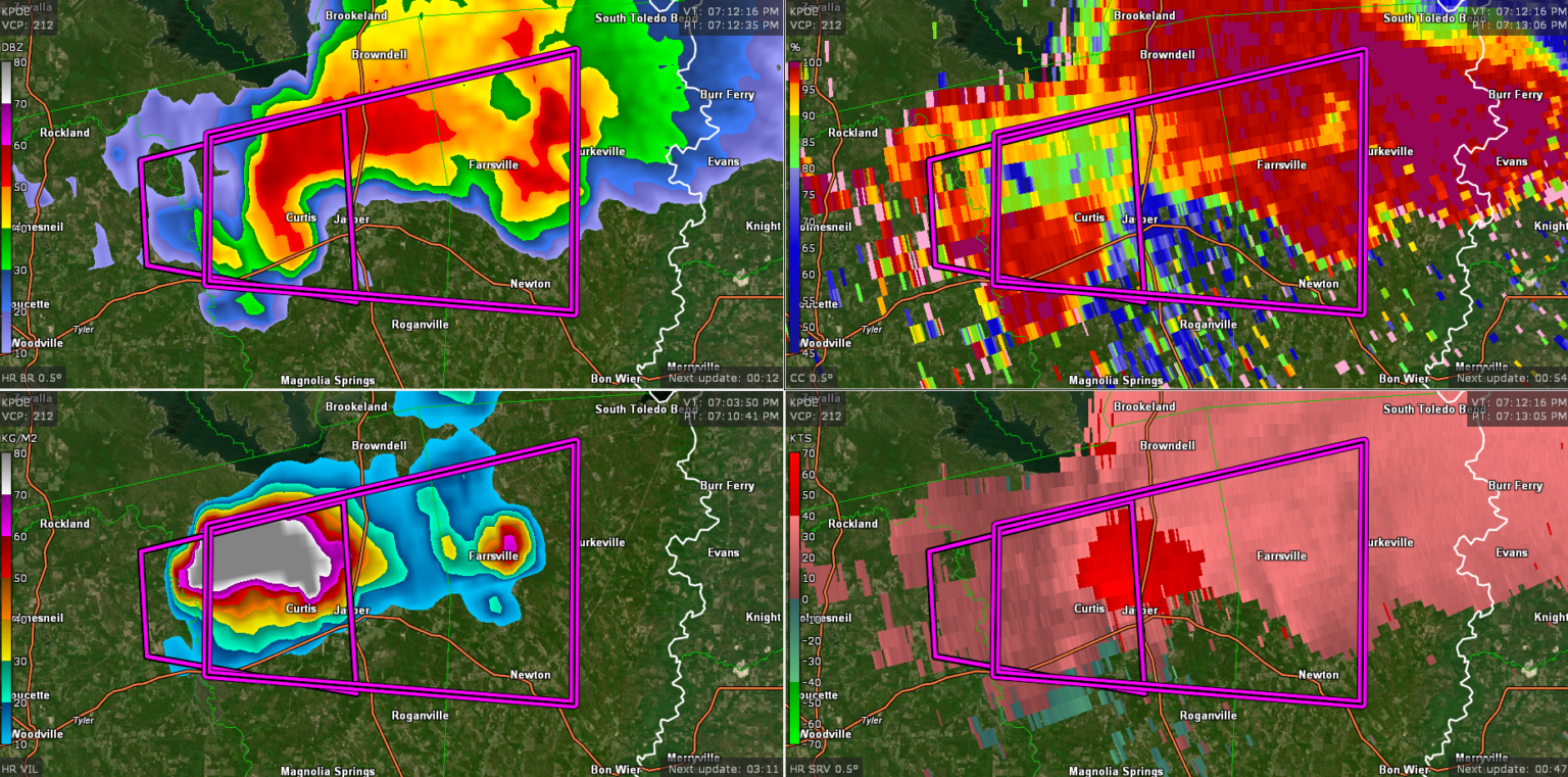 Tornado Emergency for Jasper TX The Alabama Weather Blog