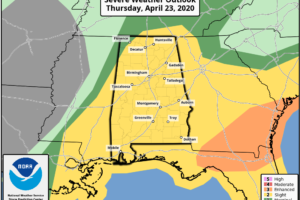 Scattered Storms This Evening; Large Hail Possible