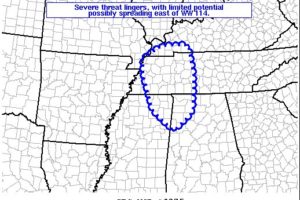 Some Strong To Damaging Winds Possible In Northwest Alabama