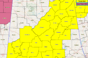 Cullman County Canceled From The Tornado Watch