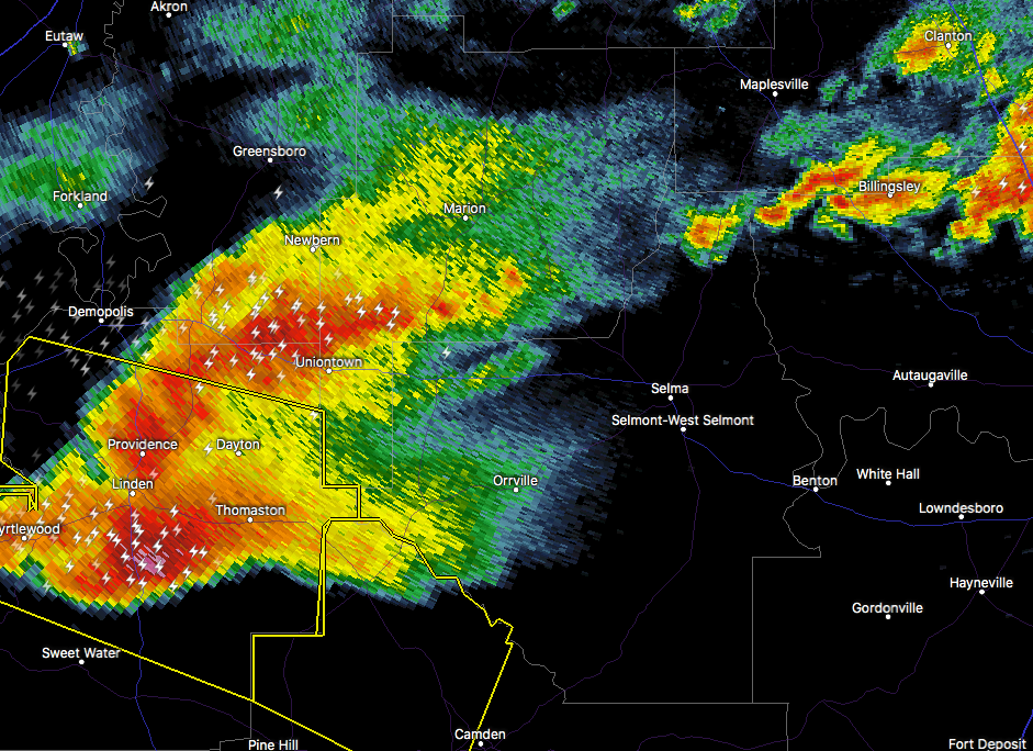 Strong Storm Affecting Marengo, Perry, Dallas, & Hale Counties The Alabama Weather Blog