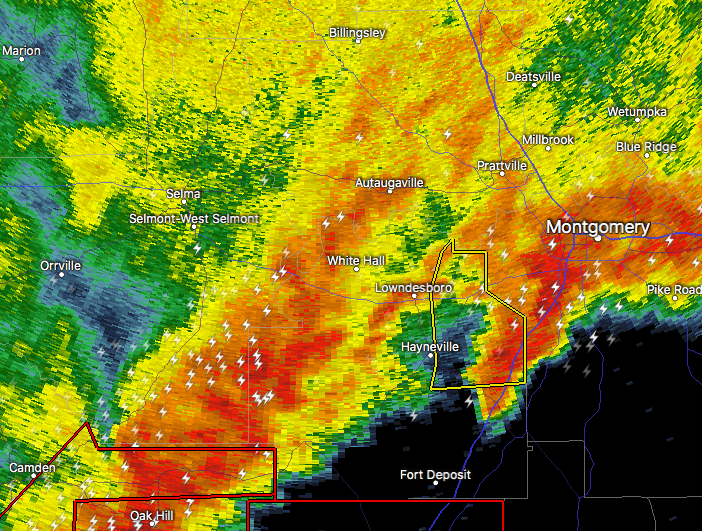 Strong Storms Affecting Autauga & Lowndes County The Alabama Weather Blog