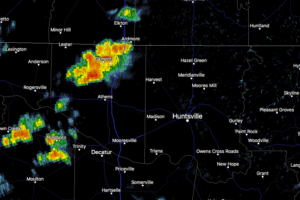 Strong Storm Affecting Madison & Limestone Counties