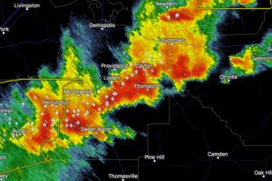 Strong Storms Once Again Affecting Marengo County