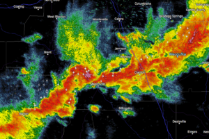 Strong Storms Affecting Chilton & Bibb Counties