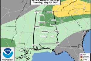 Showers/Storms This Evening; Much Cooler Tomorrow