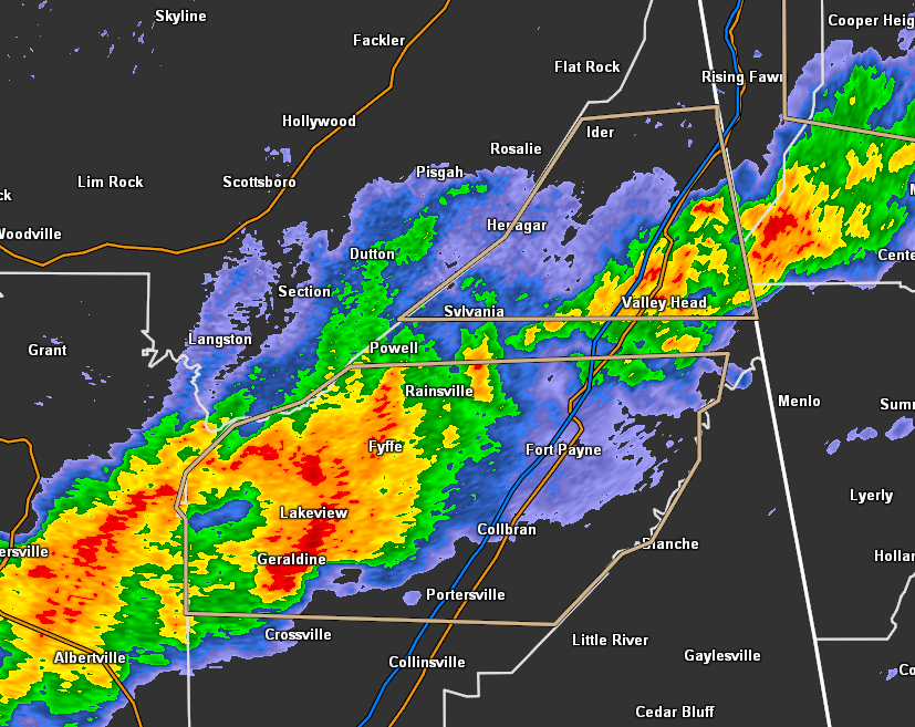 Strong Storms Continue to Affect Dekalb County The Alabama Weather Blog