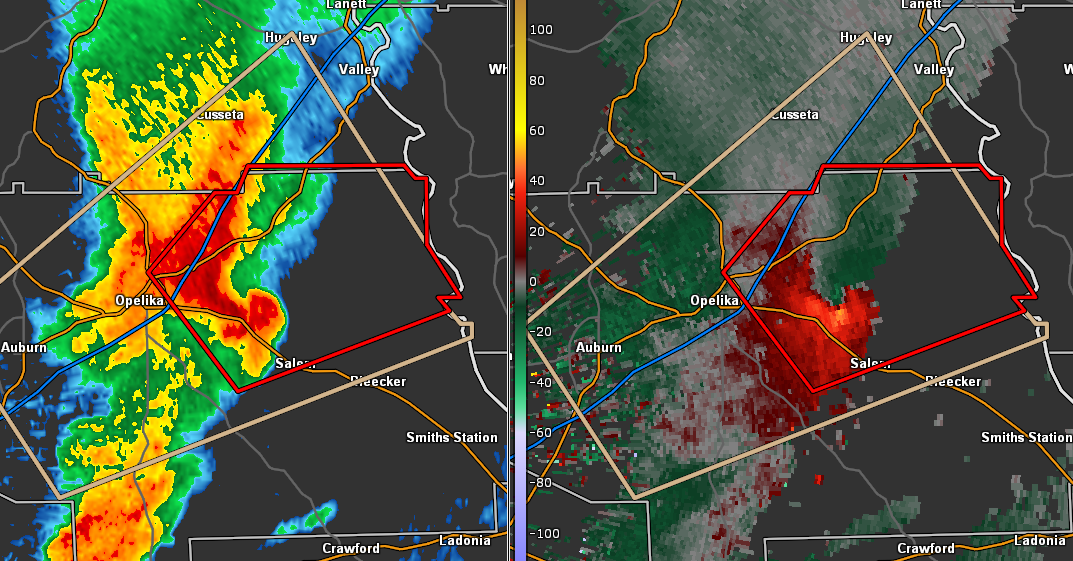 Canceled Tornado Warning For Lee Co Until 730 Pm The Alabama Weather Blog 