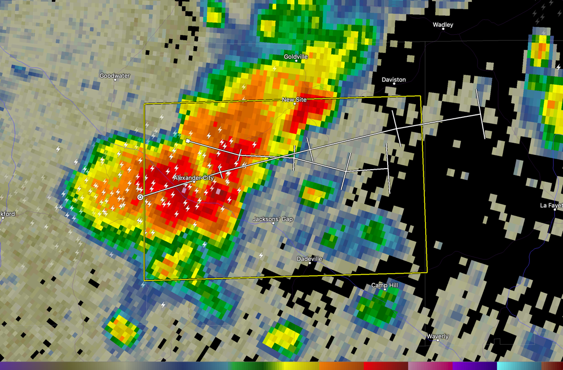 Severe Thunderstorm Warning for Tallapoosa County Until 515 p.m. The Alabama Weather Blog