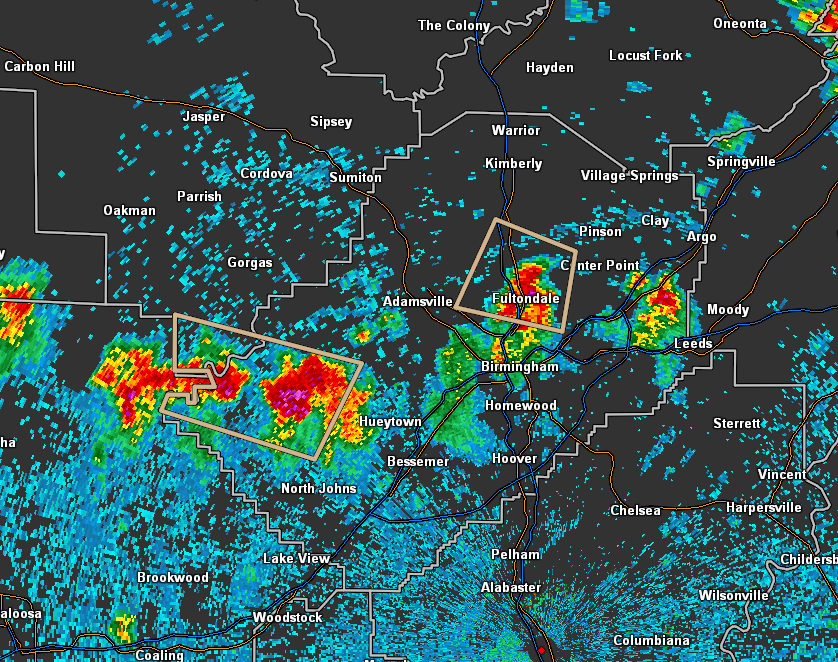Strong Storms Affecting the West & Central Parts of Jefferson County