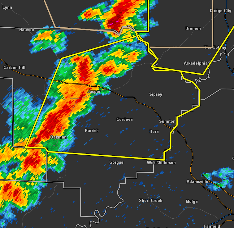 EXPIRED Severe TStorm Warning for Walker Co. Until 200 pm The