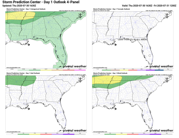 Marginal Risk for Severe Storms Issued for the North & Northwestern ...