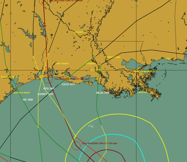 Laura Will Be Strongest Hurricane to Ever Hit Southwestern Louisiana : The Alabama Weather Blog