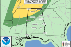 Severe Storms Possible Over North Alabama Tomorrow