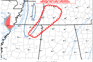 A Tornado Watch May Be Issued Shortly for the Northwest Corner of Alabama A Tornado Watch May Be Issued Shortly for the Northwest Corner of Alabama