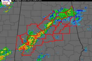 Flash Flood Watch Issued for Portions of Central Alabama for Much of Today