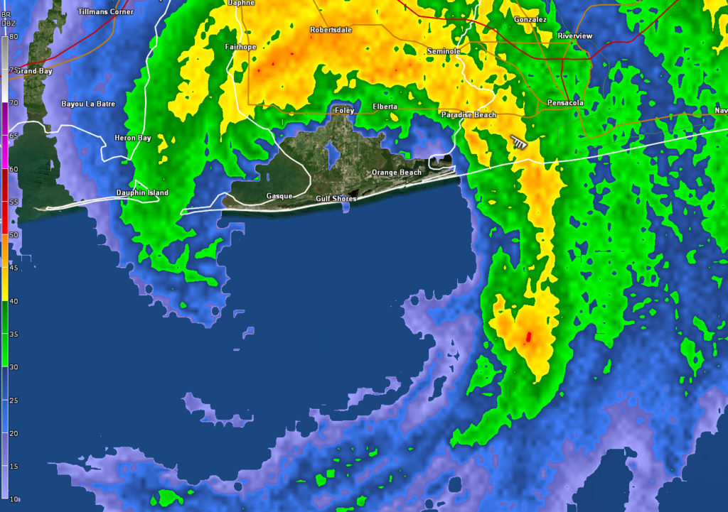 Gulf Shores in the Eye; Official Landfall Soon The Alabama Weather Blog
