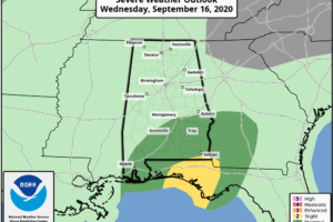 Sally Nearly Stationary; Heavy Rain The Main Concern