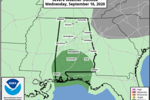 Sally To Bring A Big Soaking To Alabama