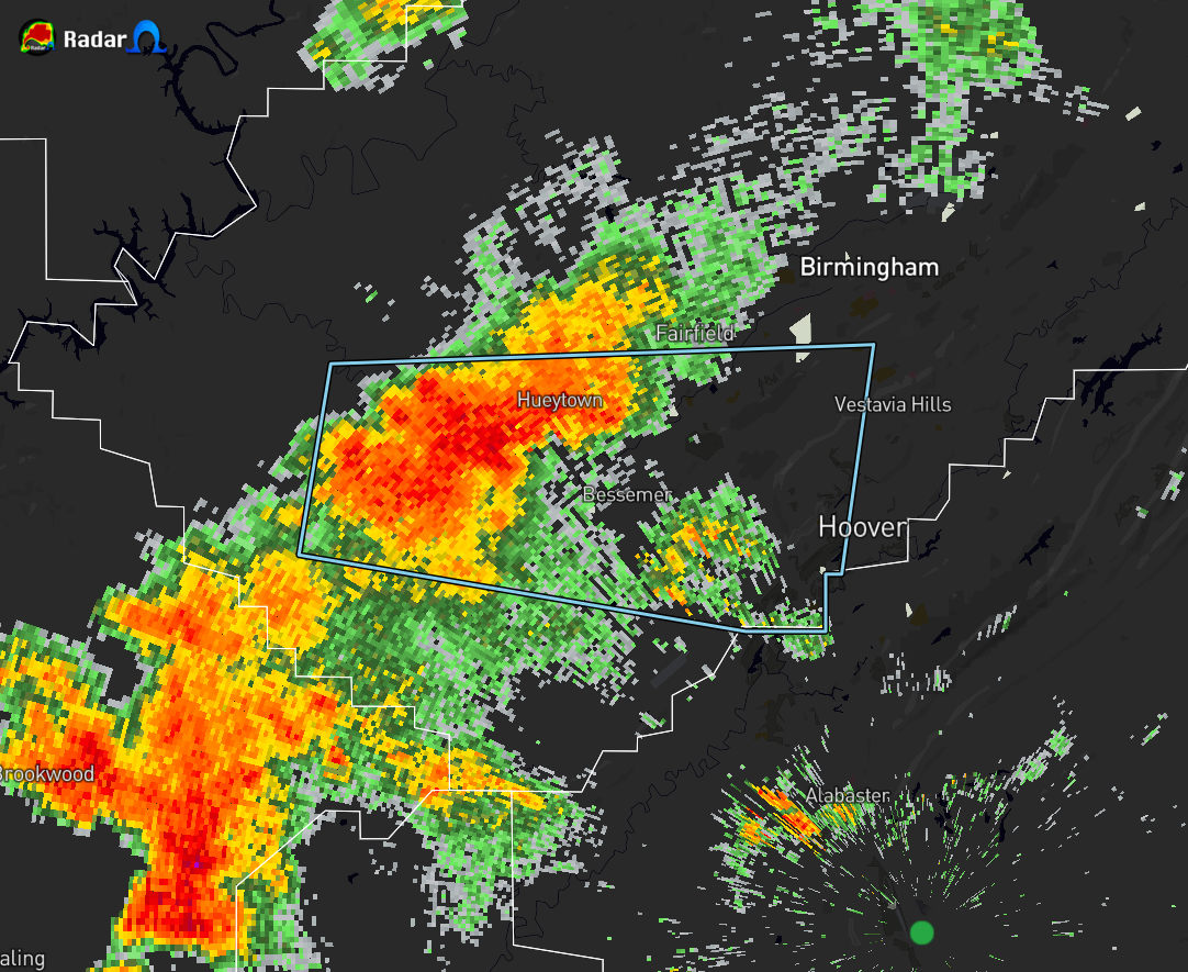 Strong Storm Moving Through Jefferson County The Alabama Weather Blog