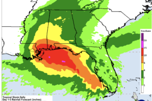 Tropical Storm Sally – Sunday Morning Update