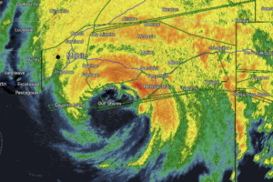 Sally Is Inland; Rain Spreading Northward Sally Is Inland; Rain Spreading Northward