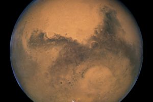 Mars Dazzles in the Eastern Evening Sky