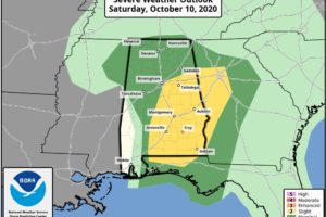 SPC Expands Slight Risk Across More of Central Alabama