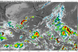 96L Likely to Become a Depression, and Tropical Storm Eta over the Weekend in the Caribbean