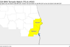 Tornado Watch Canceled for Four Out of the Six Counties