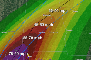 High Impact Wind Event For Alabama Tonight
