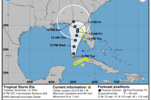 Tropical Storm Watch Issued for Portions of the Florida West Coast