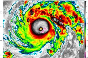 Hurricane Iota Now Has Winds of 155 mph, Just Below Cat Five Intensity, Hurricane Hunters Approaching Core Hurricane Iota Now Has Winds of 155 mph, Just Below Cat Five Intensity, Hurricane Hunters Approaching Core