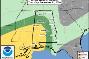 Not Too Bad for Your Wednesday, Potential for Strong to Severe Storms for New Year’s