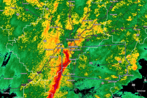 Strong Storms Moving Through Jefferson & Shelby County