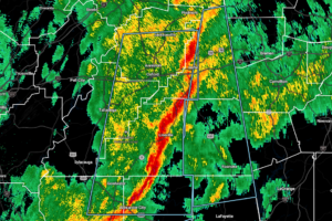 Strong Storms Affecting Randolph, Chambers, & Cleburne Counties