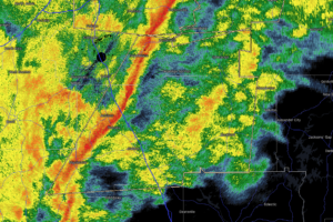 Strong Storms Affecting Portions of Talladega, Chilton, Shelby, & Coosa Counties