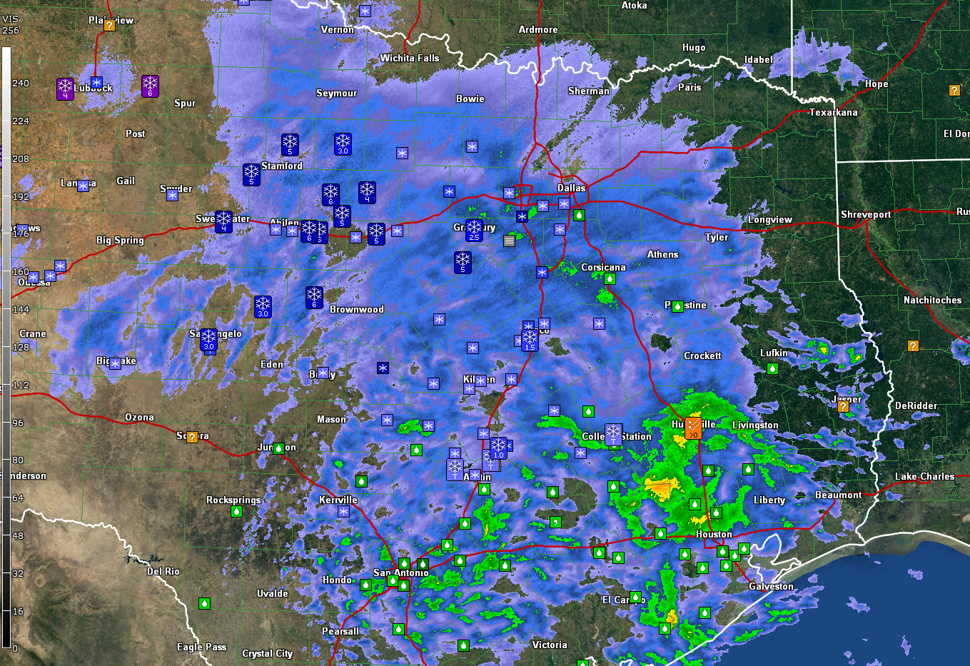 Snowy Morning In Texas Forecast Thinking The Same For Alabama The Alabama Weather Blog Mobile