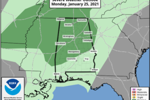 Be Alert for Severe Weather Threat Tonight and Early Tuesday Morning