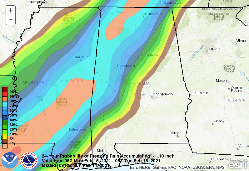 Sunday Weather Xtreme: Winter Storm to Affect Parts of Alabama : The Alabama Weather Blog - Vimarsana News