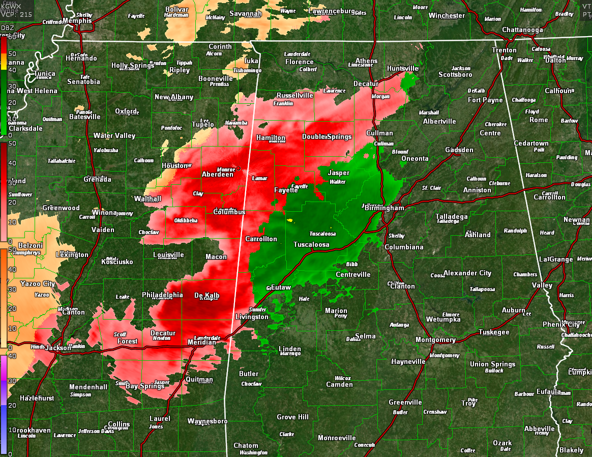 Large Area of Freezing Rain and Sleet Moving Through West Central and Northwest Alabama : The Alabama Weather Blog - Vimarsana News