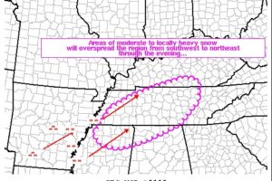 SPC Issues Mesoscale Discussion on Wintry Precipitation Threat