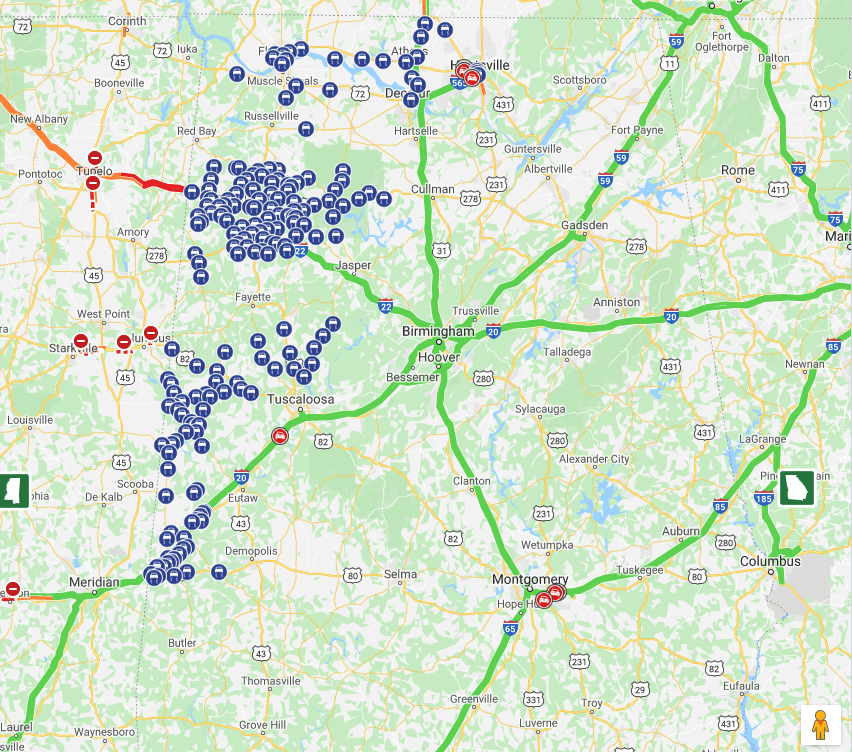 Black Ice Developing on Roadways Across Portions of North/Central Alabama : The Alabama Weather Blog - Vimarsana News