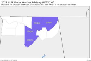 Cullman County Added to Winter Weather Advisory