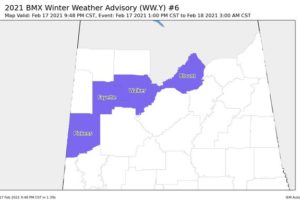 Blount County Added to the Winter Weather Advisory