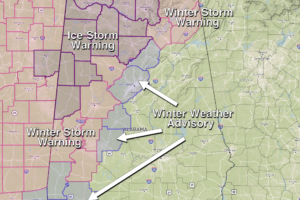 Ice Storm Warning For Northwest Alabama