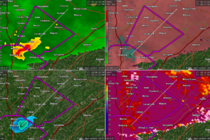 Tornado Warning for Parts of Blount County until 6 p.m. for Confirmed Tornado