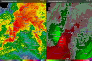 Watching Jefferson County Storm Closely:  Be Alert Northwest and North of City of Birmingham